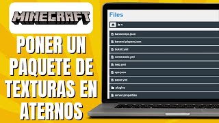 Cómo PONER Un Paquete De Texturas En Aternos  Paquete De Recursos [upl. by Prasad538]