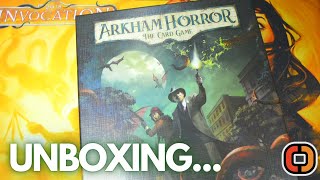 Unboxing Arkham Horror The Card Game Revised Core Set [upl. by Jelle554]