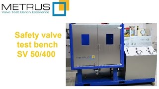 Safety valve test bench SV 50400 with safety doors [upl. by Isbel]