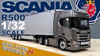 NEW  SCANIA R500 6x2 amp KNAPEN WALKING FLOOR trailer by MarGe  132 Scale [upl. by Haugen]