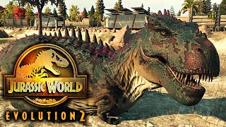 TARBOSAURUS UTAHRAPTOR CONCAVENATOR amp GIGANTORAPTOR  Jurassic World Evolution 2  JW Malte ep8 [upl. by Arriat]