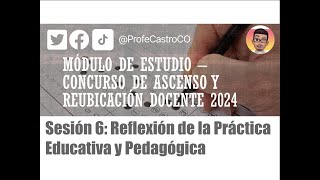 Concurso de Ascenso y Reubicación Docente 2024  Sesión 6 [upl. by Schecter]