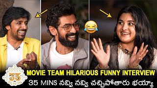 Rana Hilarious Interview With 35 Chinna Katha Kaadu Movie Team  Nivetha Thomas  Priyadarshi [upl. by Audly]