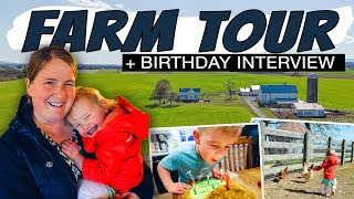 THIS IS HOME  Farm Tour  Birthday Interview [upl. by Idolla833]