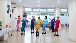 I Saw Linda EZ  Line Dance Choreo Vincentius SaptonoINA  Sept 2024 [upl. by Isawk]