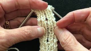 Best Eyelet or YO Buttonhole in K1P1 Ribbing [upl. by Ikceb]