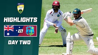 Australia v West Indies 202324  First Test  Day 2 [upl. by Phelps]