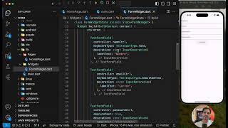 331 Flutter  Widgets  Form flutter flutterdeveloper [upl. by Aneryc]