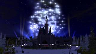 Disney Christmas Firework  RCT3 [upl. by Eniamurt]