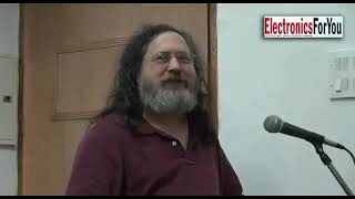 Richard M Stallman in India talking about Free Software [upl. by Camp]