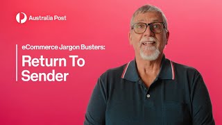 What does return to sender mean  eCommerce Jargon Busters [upl. by Bosch]