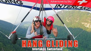 Hang Gliding Interlaken  Switzerland Bucket List Experience [upl. by Imotih870]