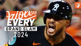 Every O’s Grand Slam from 2024  Baltimore Orioles [upl. by Moclam]