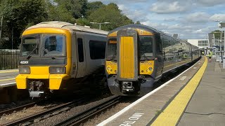 Trains at Sevenoaks SEML 110923 [upl. by Accebor13]