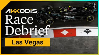 Battle for P2 Going Down to the Wire  2023 Las Vegas GP Akkodis F1 Race Debrief [upl. by Maryanne]