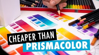 The BEST Prismacolor ALTERNATIVES I put 7 affordable colored pencil sets to the test [upl. by Salvucci]