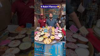 9 types of Rabri Flavour in Chandni Chowk Delhi😱 [upl. by Ydde]