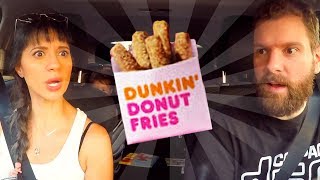 DUNKIN DONUTS  DONUT FRIES  Fast Food Review [upl. by Scevour]