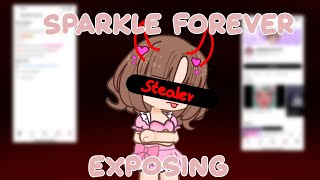 🎀 Exposing Sparklesforever For Stealing Art collabs and begging Racist 🎀 [upl. by Kisung]