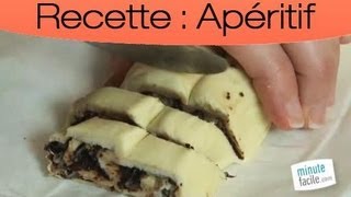 Recette facile Des mini palmiers à la tapenade [upl. by Ttam]