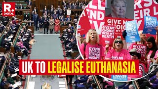 British Lawmakers Vote To Legalise Assisted Dying Bill  Euthanasia [upl. by Anthiathia]