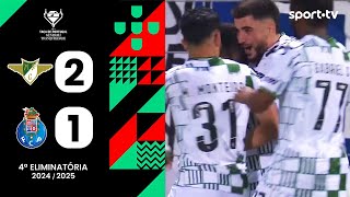 Resumo Moreirense 21 FC Porto  Taça de Portugal  sport tv [upl. by Hnah821]