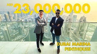 INSIDE THE HIGHEST PENTHOUSE IN DUBAI MARINA WITH PANORAMIC VIEWS  PROPERTY VLOG NO 96 [upl. by Pike103]