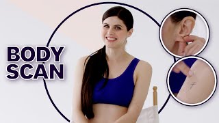 Alexandra Daddario Spills Her All Natural Secret For Flawless Skin  Body Scan  Womens Health [upl. by Nyladnarb]