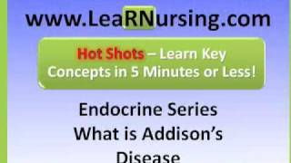 What is Addisons Disease [upl. by Trotter993]