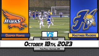 HCTV SPORTS Hastings Football vs Robbinsdale Cooper  Highlight Recap  101823 [upl. by Arual]