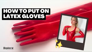 How To Put On Latex Gloves [upl. by Rachael283]