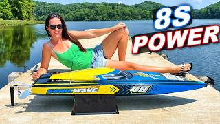 BIGGEST RC BOAT in the UNIVERSE with SelfRighting  Pro Boat Super Sonicwake [upl. by Sharona]