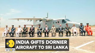 India gifts Dornier228 aircraft to Sri Lanka used for maritime surveillance  World News  WION [upl. by Lah]