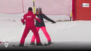 Leçons de ski à la station de FontRomeuPyrénées 2000 [upl. by Eetsirk]