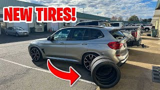 MY BMW X3M COMP ALREADY NEEDS NEW TIRES [upl. by Adolphus]