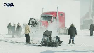 Detrás de Cámaras RIESGO BAJO CERO The Ice Road con Liam Neeson y Laurence Fishburne ¡Ya en cines [upl. by Lugar]