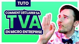 Tuto Comment Déclarer sa TVA Auto Entrepreneur et Micro entreprise en ligne sur Impotsgouvfr [upl. by Annek]