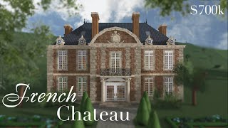 French Chateau 🇫🇷  700k  Part 1  Bloxburg [upl. by Adaurd]