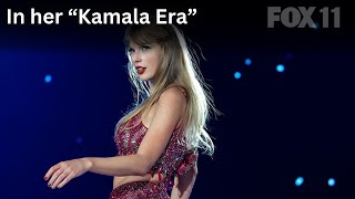 Taylor Swift endorses Kamala Harris after debate [upl. by Hogg]