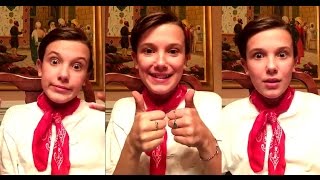 Millie Bobby Brown interview about Stranger Things Fame and Awards better audio [upl. by Marchelle]