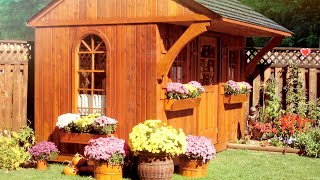 50 Garden Shed Ideas  Clever Design Ideas for a Tiny and Small Shed [upl. by Ezra]