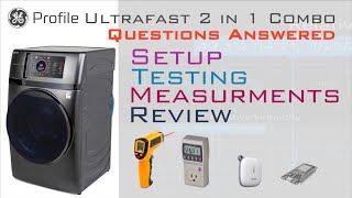 GE Profile Ultrafast 2in1 Combo Washer Dryer Setup Testing amp Indepth Analysis Does it deliver [upl. by Nitniuq]