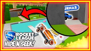 ROCKET LEAGUE HIDE AND SEEK WITH POWERUPS  Rocket League Nytro Hide N Seek Workshop Map [upl. by Poore]