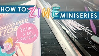 How to ZINE  miniseries  Ep 5  Making a Zine  Staple bound [upl. by Roxanna]