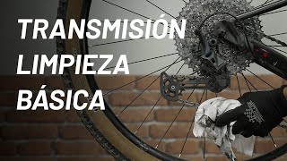 LIMPIEZA BÁSICA DE LA TRANSMISIÓN DE BICICLETA 20 [upl. by Zilla74]