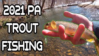 Pennsylvania TROUT FISHING 2021 [upl. by Ahcilef]