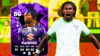 86 YANN KARAMOH FC PRO LIVE PLAYER REVIEW 🔥  EAFC 24 ULTIMATE TEAM [upl. by Savihc]