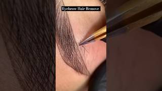 Eyebrow Hair Remove Tutorial viral short video Namasteshree [upl. by Arihaz]