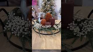 DIY Christmas Decor with Luminara Candles  Cozy Holiday Decorating Ideas [upl. by Lapham]