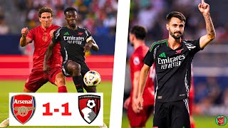 ARSENAL 11 BOURNEMOUTH 54 PENS  NWANERI amp KARL HEIN SHINE Pre Season Friendly Highlights [upl. by Sirovart74]